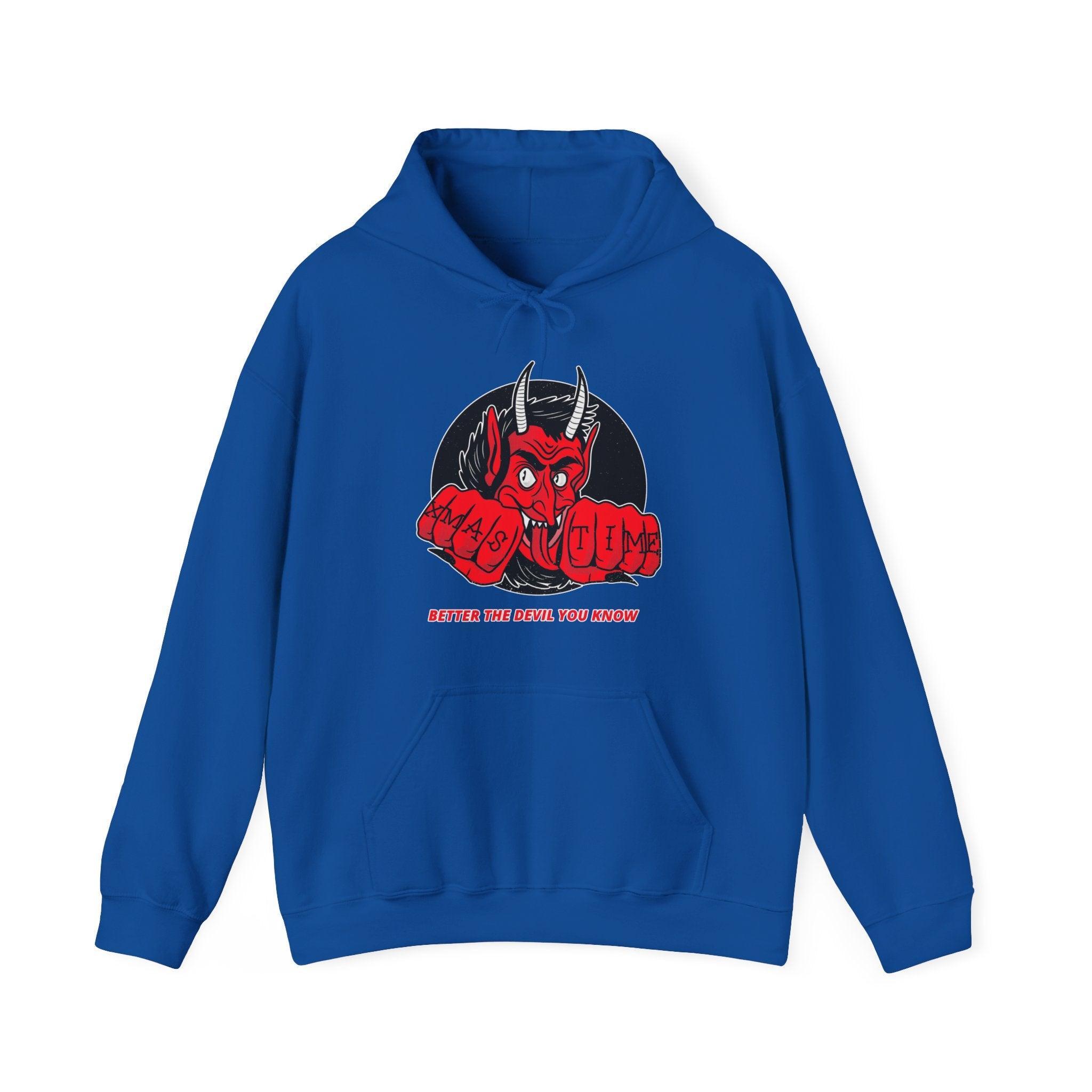 Better the devil you know Xmas time - Hoodie - Witty Twisters Fashions