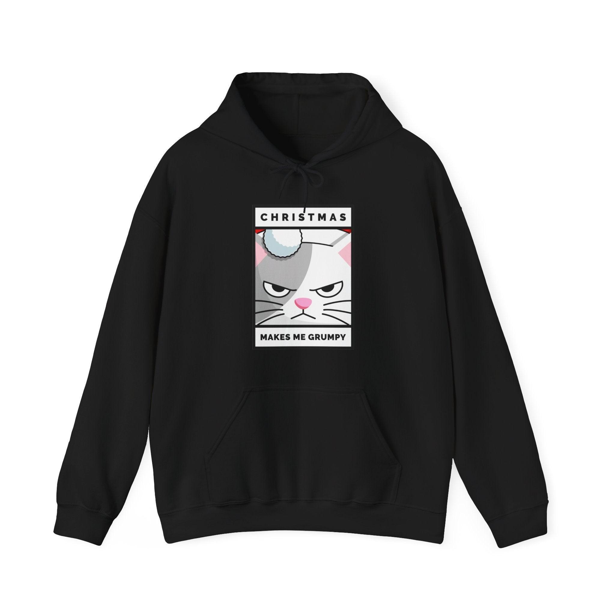 Christmas Makes Me Grumpy - Hoodie - Witty Twisters Fashions