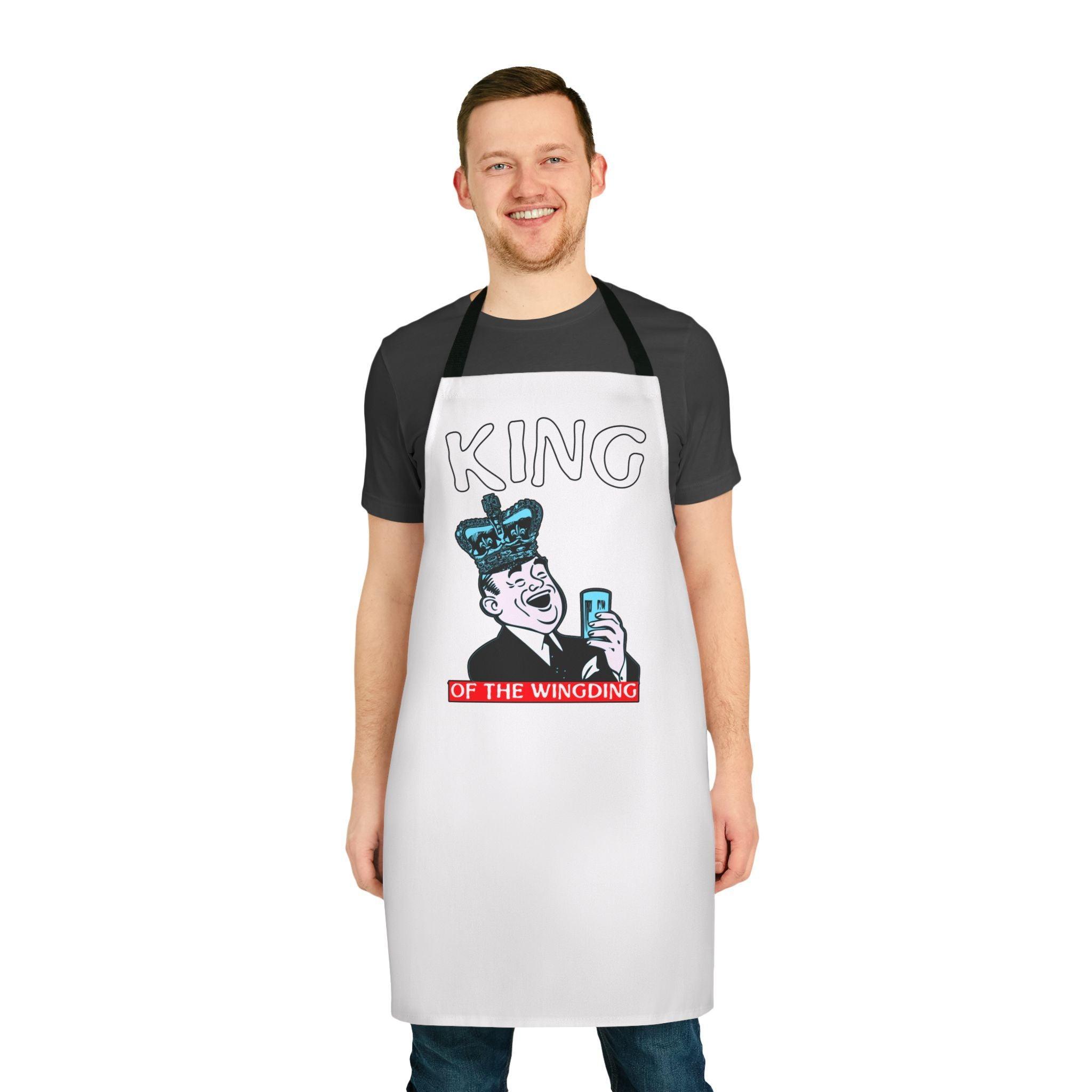 King of the Wingding - Cooking Apron - Witty Twisters Fashions