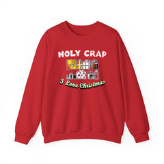 Holy Crap I Love Christmas - Sweatshirt - Witty Twisters Fashions
