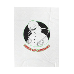 Merry MF Christmas - Velveteen Plush Blanket - Witty Twisters Fashions
