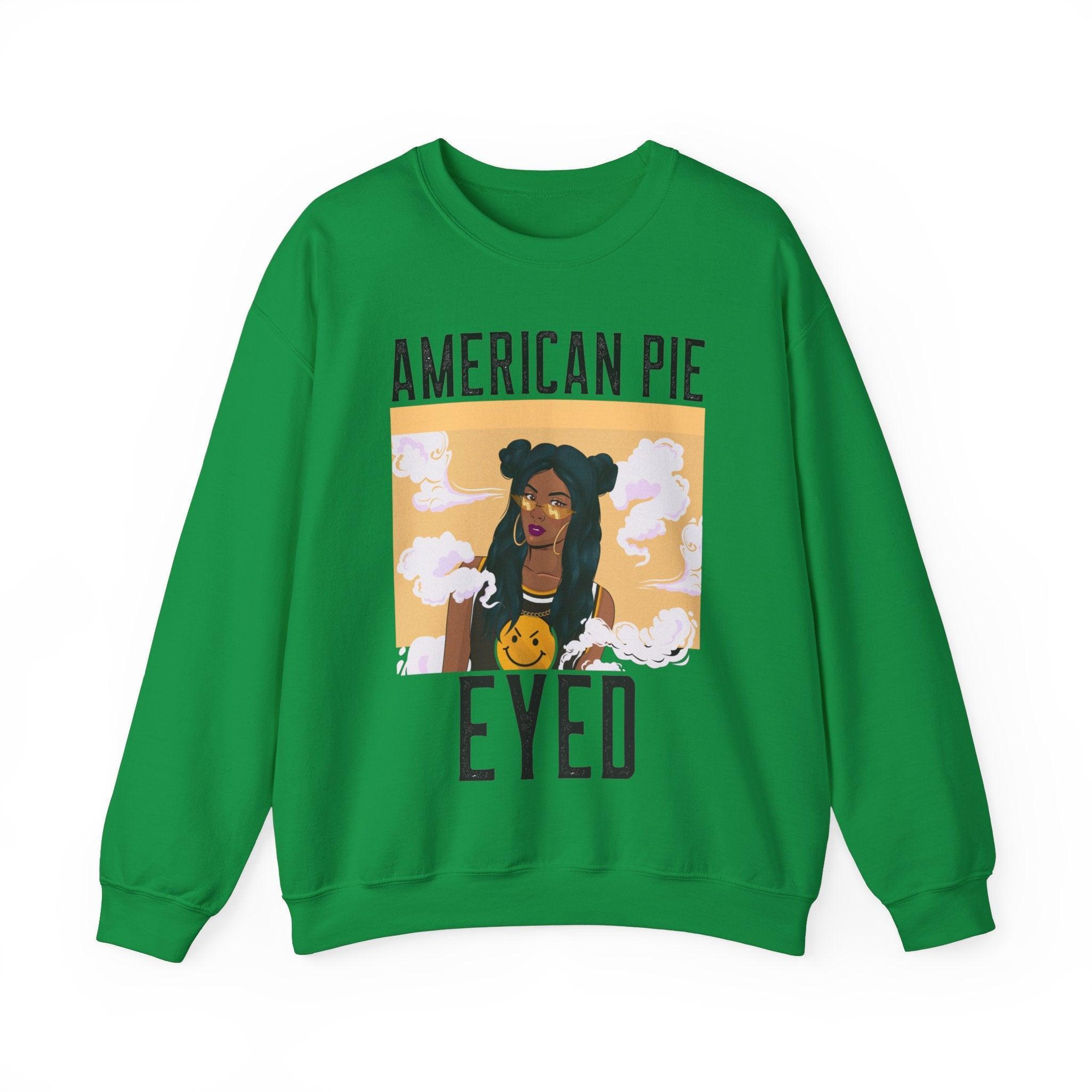 American Pie Eyed - Sweatshirt - Witty Twisters Fashions