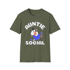 Auntie Social - Softstyle T-Shirt - Witty Twisters Fashions