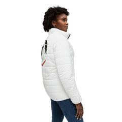 Merry MF Christmas - Women’s Puffer Jacket - Witty Twisters Fashions