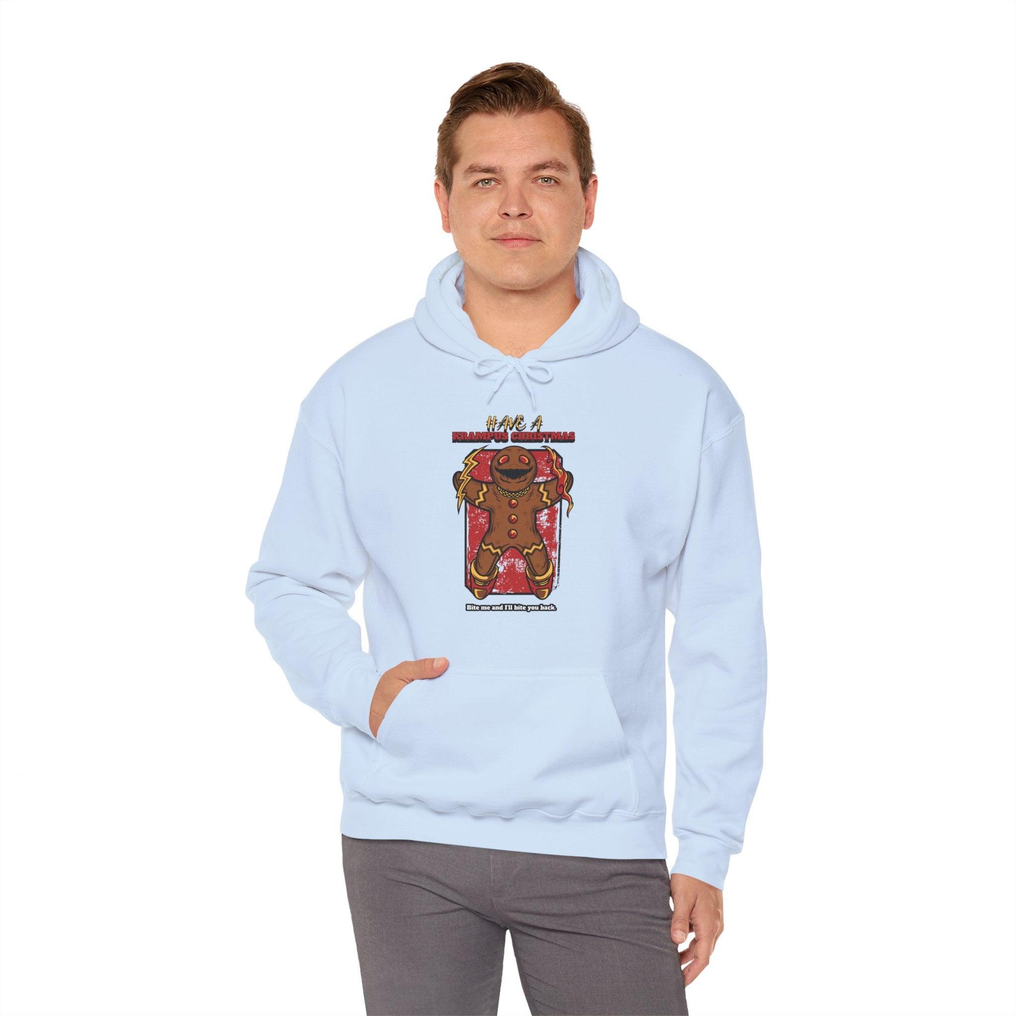 Have a Krampus Christmas Bite me and I'll bite you back. - Hoodie - Witty Twisters Fashions