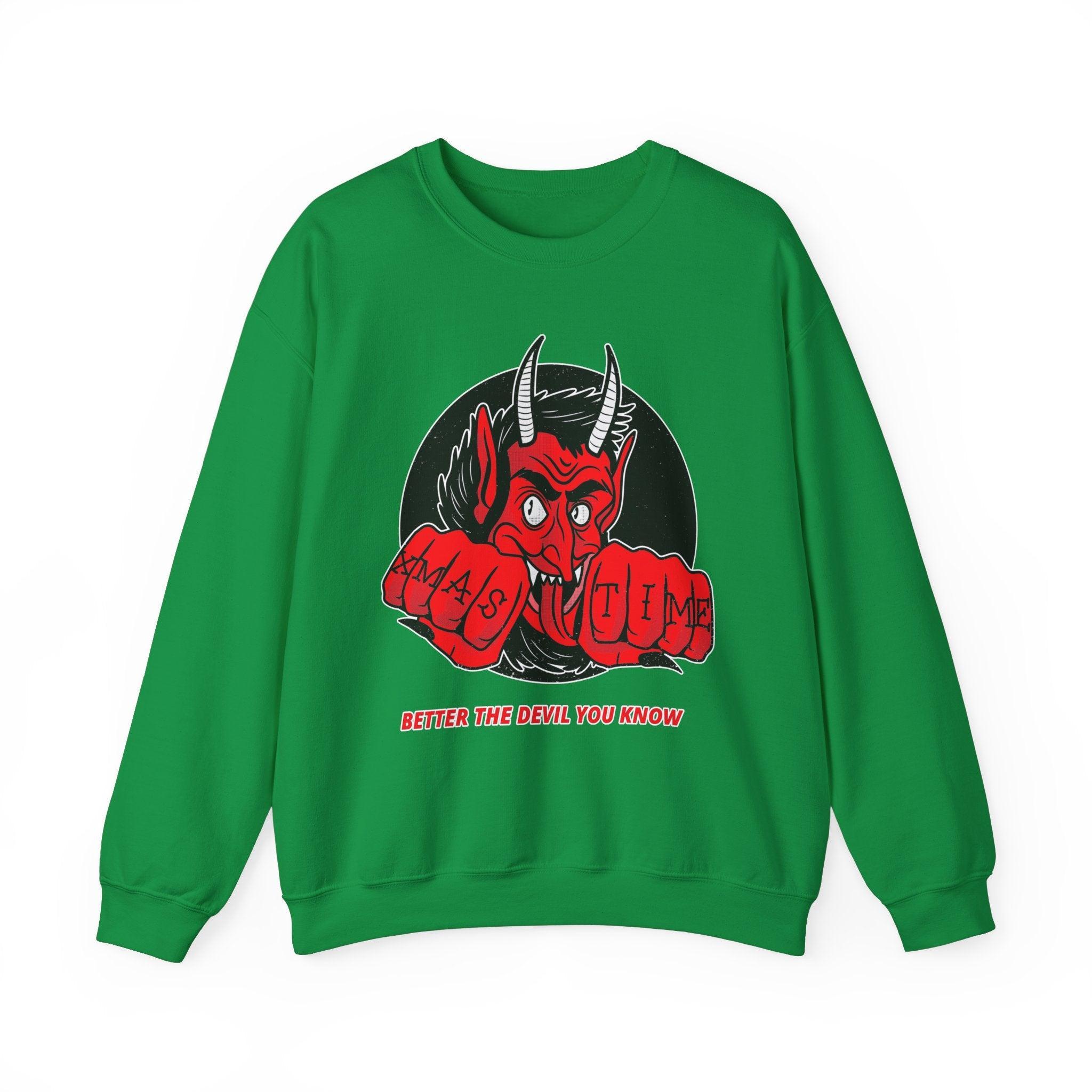 Better the devil you know Xmas time - Sweatshirt - Witty Twisters Fashions