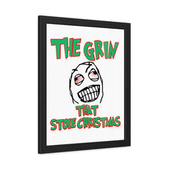 The Grin That Stole Christmas - Framed Poster - Witty Twisters Fashions