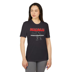 Baseball A passive aggressive game - adidas® Unisex Sport T-shirt - Witty Twisters Fashions