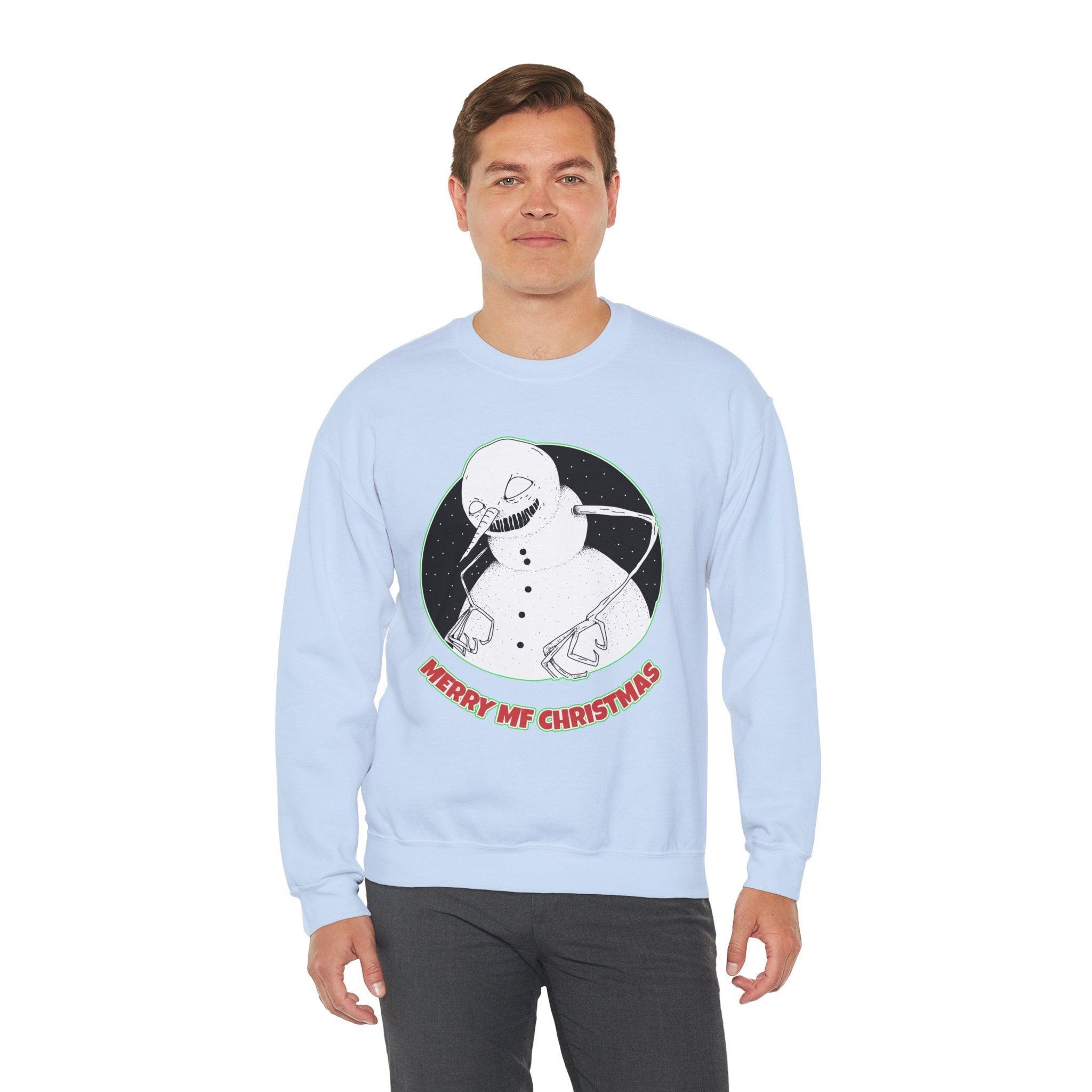 Merry MF Christmas - Sweatshirt - Witty Twisters Fashions