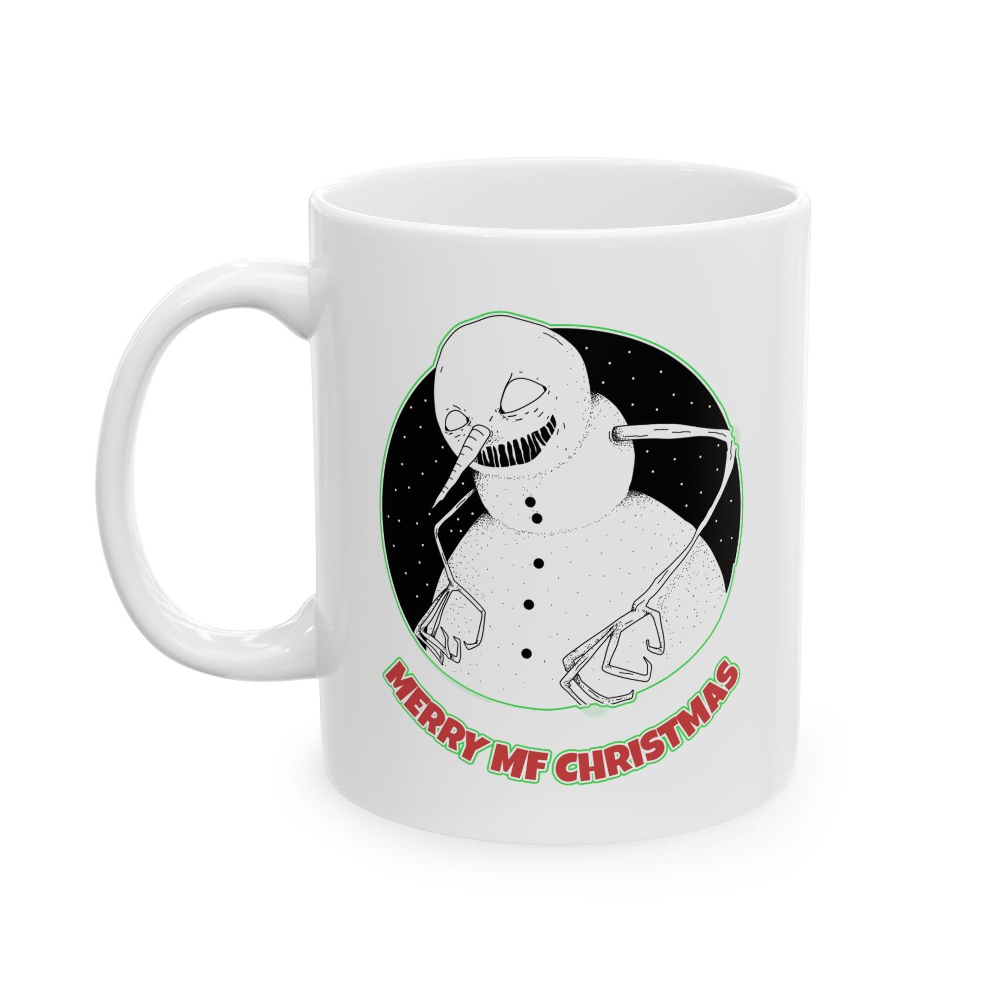 Merry MF Christmas - Ceramic Coffee Mug 11oz, 15oz - Witty Twisters Fashions