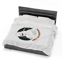 Merry MF Christmas - Velveteen Plush Blanket - Witty Twisters Fashions