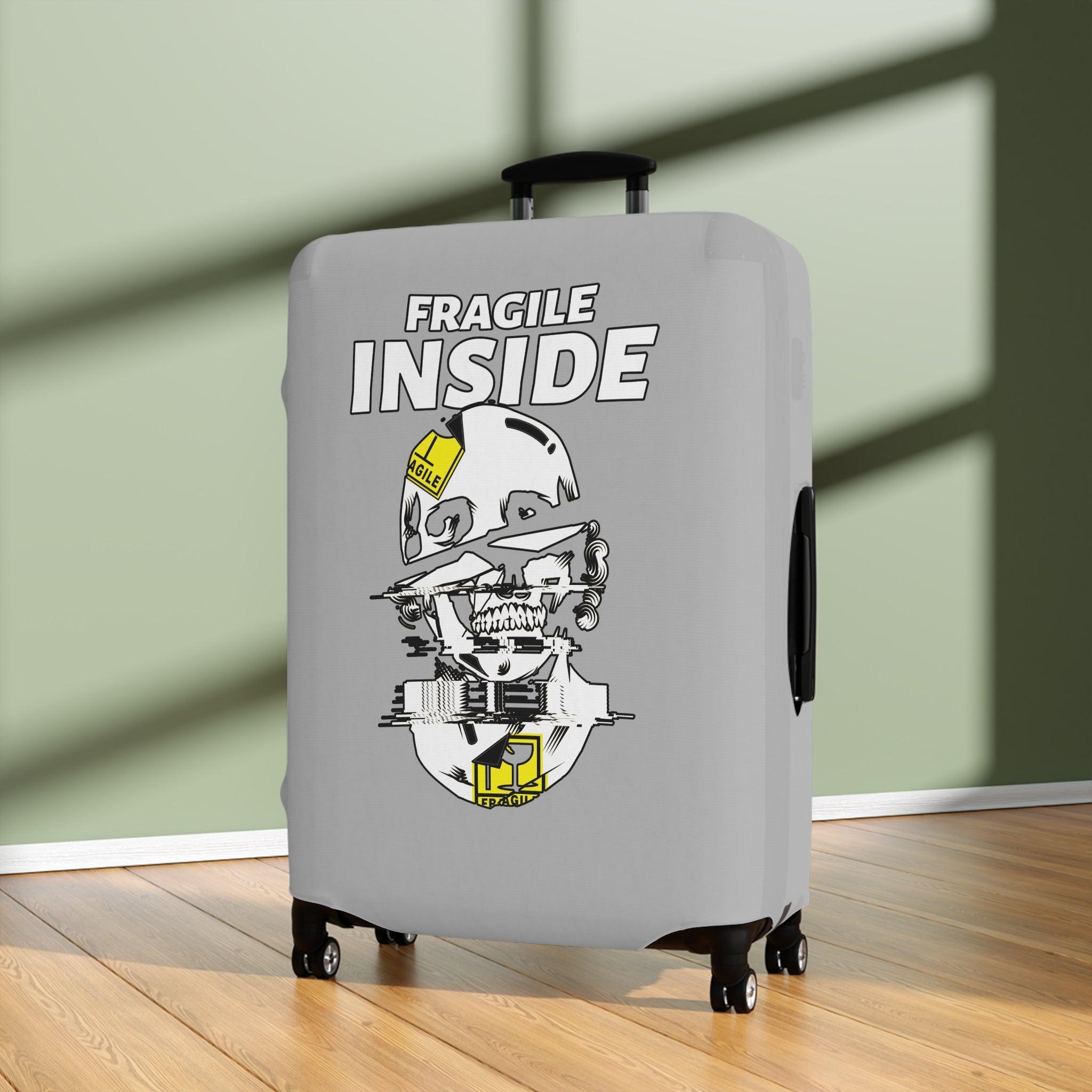 Fragile Inside - Luggage Cover - Witty Twisters Fashions