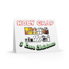 Holy Crap I Love Christmas - Greeting Cards - Witty Twisters Fashions
