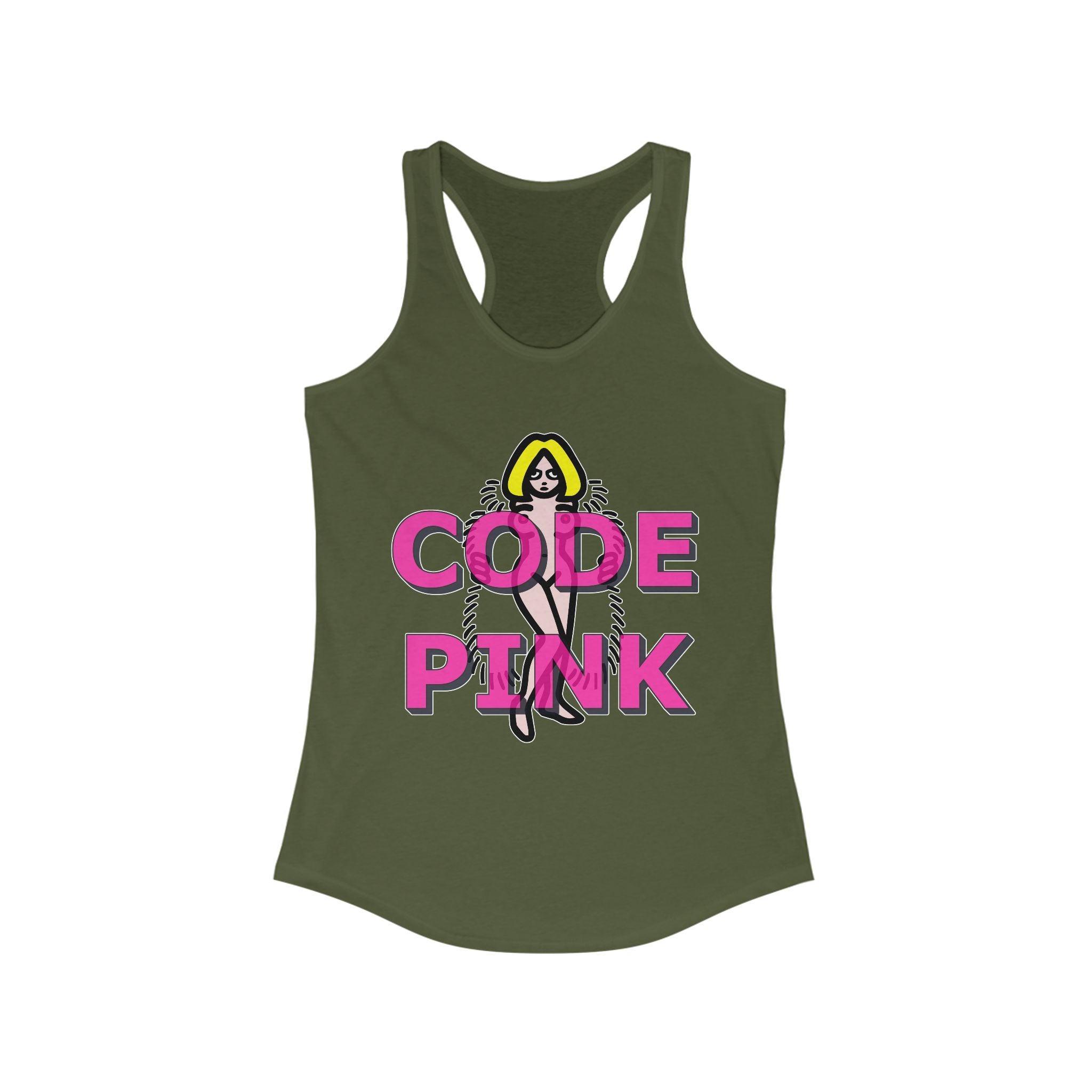Code Pink - Women's Tank Top - Witty Twisters Fashions