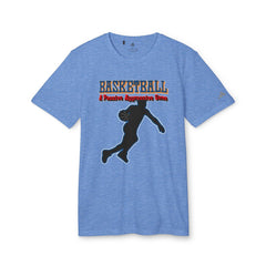 Basketball A Passive Aggressive Game - adidas® Unisex Sport T-shirt - Witty Twisters Fashions