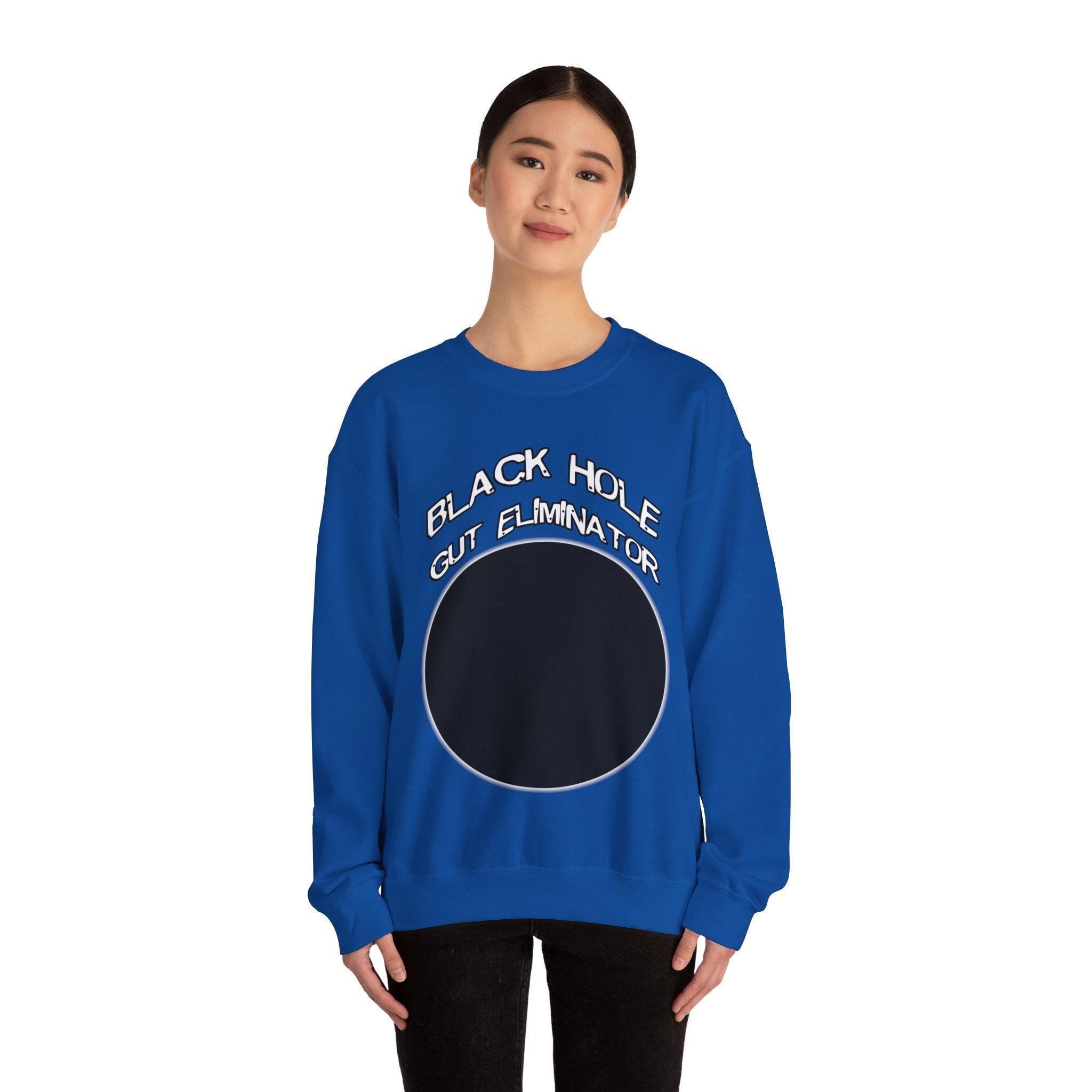 Black Hole Gut Eliminator - Sweatshirt - Witty Twisters Fashions
