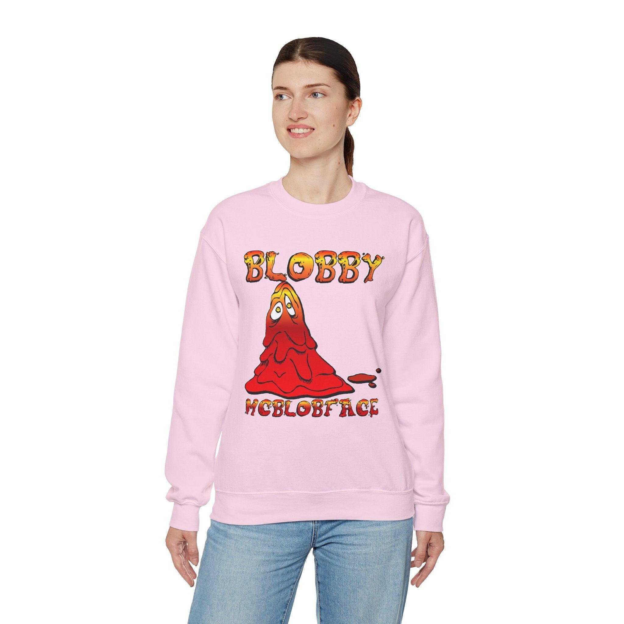 Blobby McBlobface - Sweatshirt - Witty Twisters Fashions