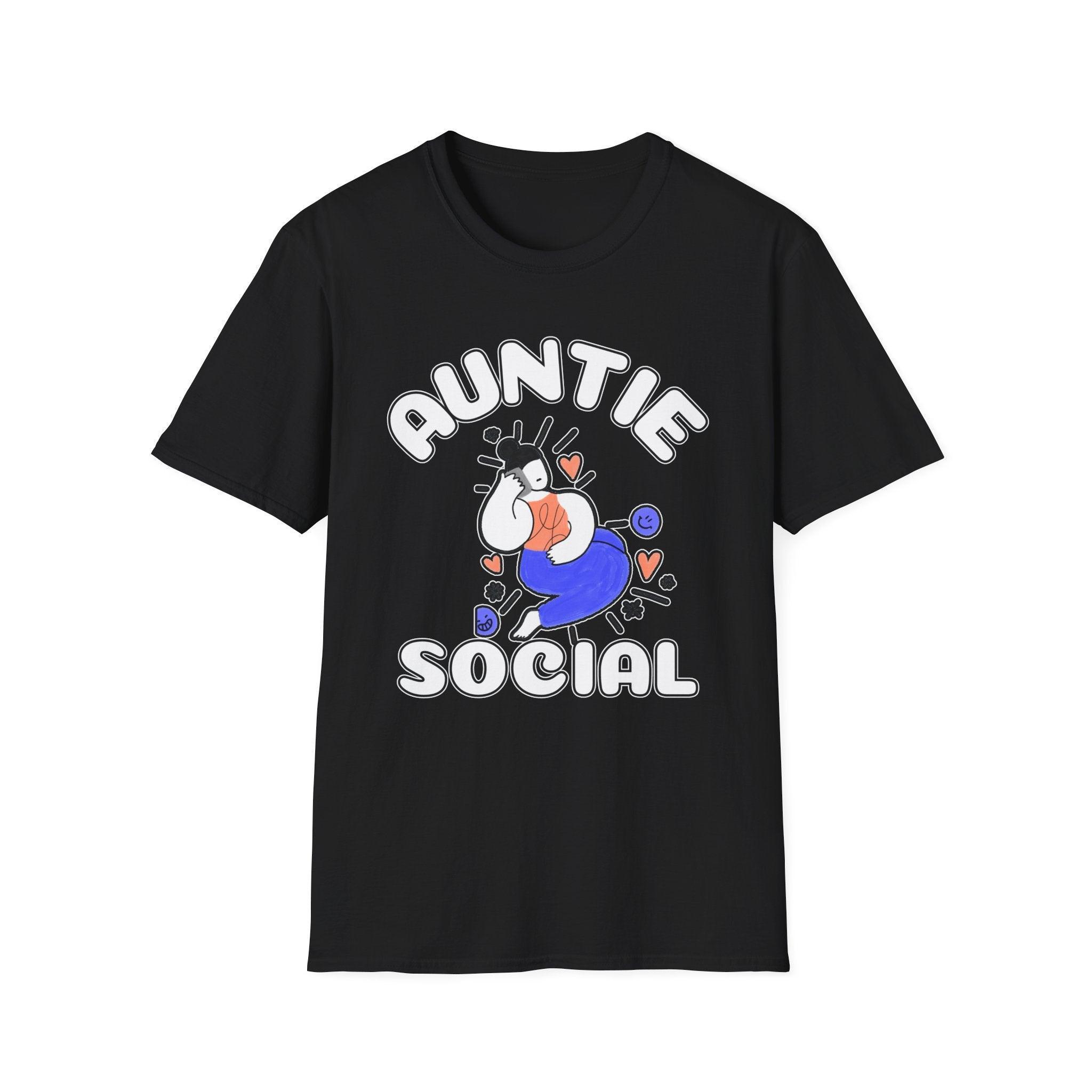Auntie Social - Softstyle T-Shirt - Witty Twisters Fashions