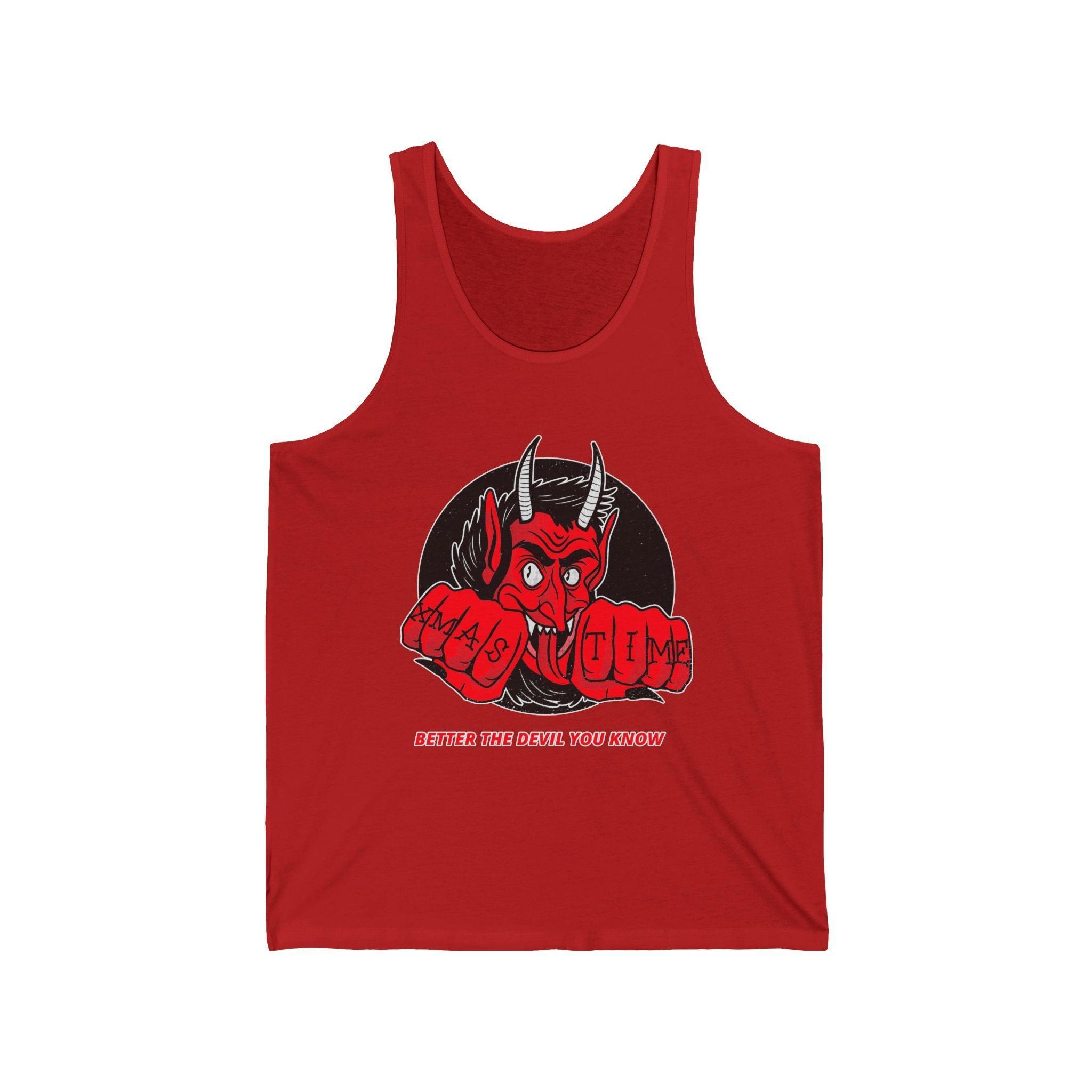 Better the devil you know Xmas time - Tank Top - Witty Twisters Fashions