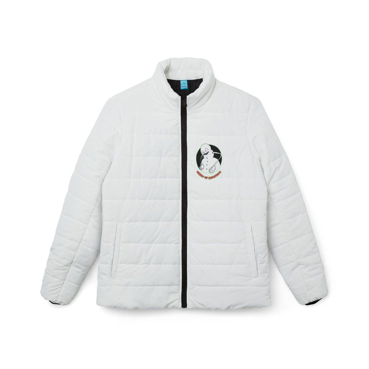 Merry MF Christmas - Women’s Puffer Jacket - Witty Twisters Fashions
