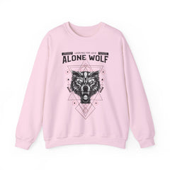 Alone Wolf Looking For Love - Sweatshirt - Witty Twisters Fashions