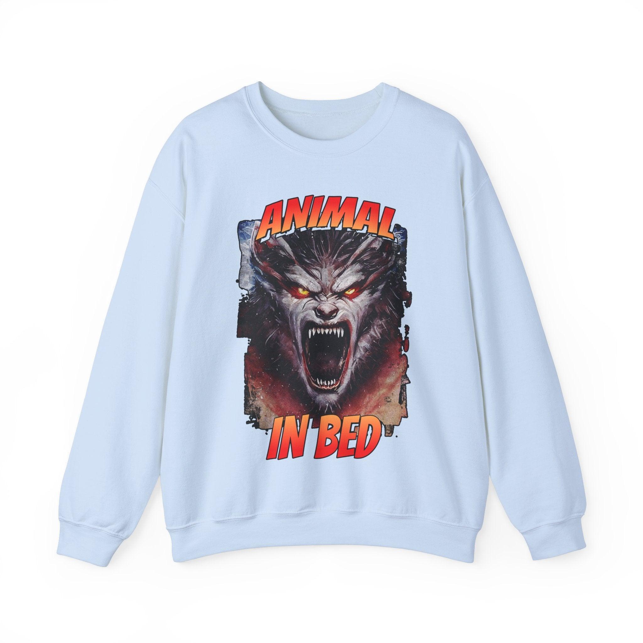 Animal In Bed - Sweatshirt - Witty Twisters Fashions