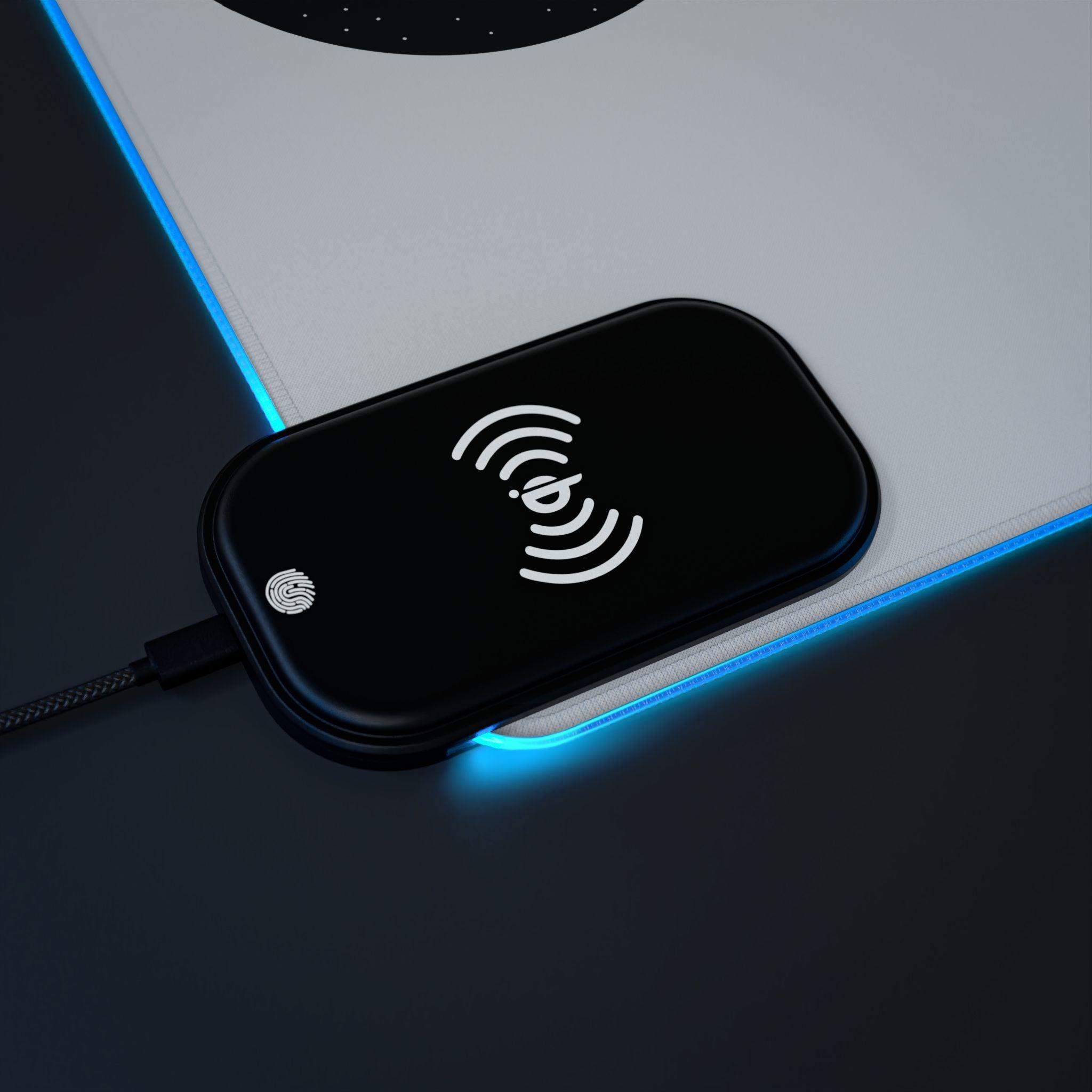 Bonestorm - LED Gaming Mouse Pad with wireless charging - Witty Twisters Fashions