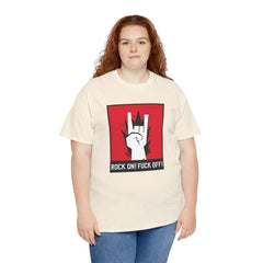 Rock On Fuck Off - T-Shirt - Witty Twisters Fashions