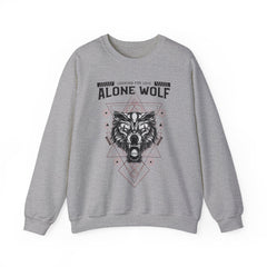 Alone Wolf Looking For Love - Sweatshirt - Witty Twisters Fashions