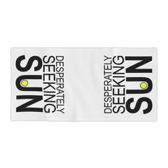 Desperately Seeking Sun - Beach Towels - Witty Twisters Fashions