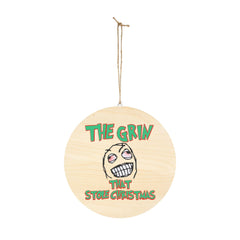 The Grin That Stole Christmas - Wood Sign - Witty Twisters Fashions