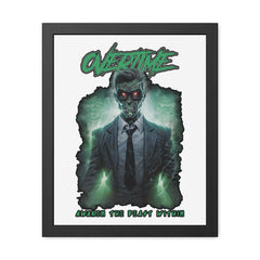 Overtime Awaken the beast within - Framed Poster - Witty Twisters Fashions