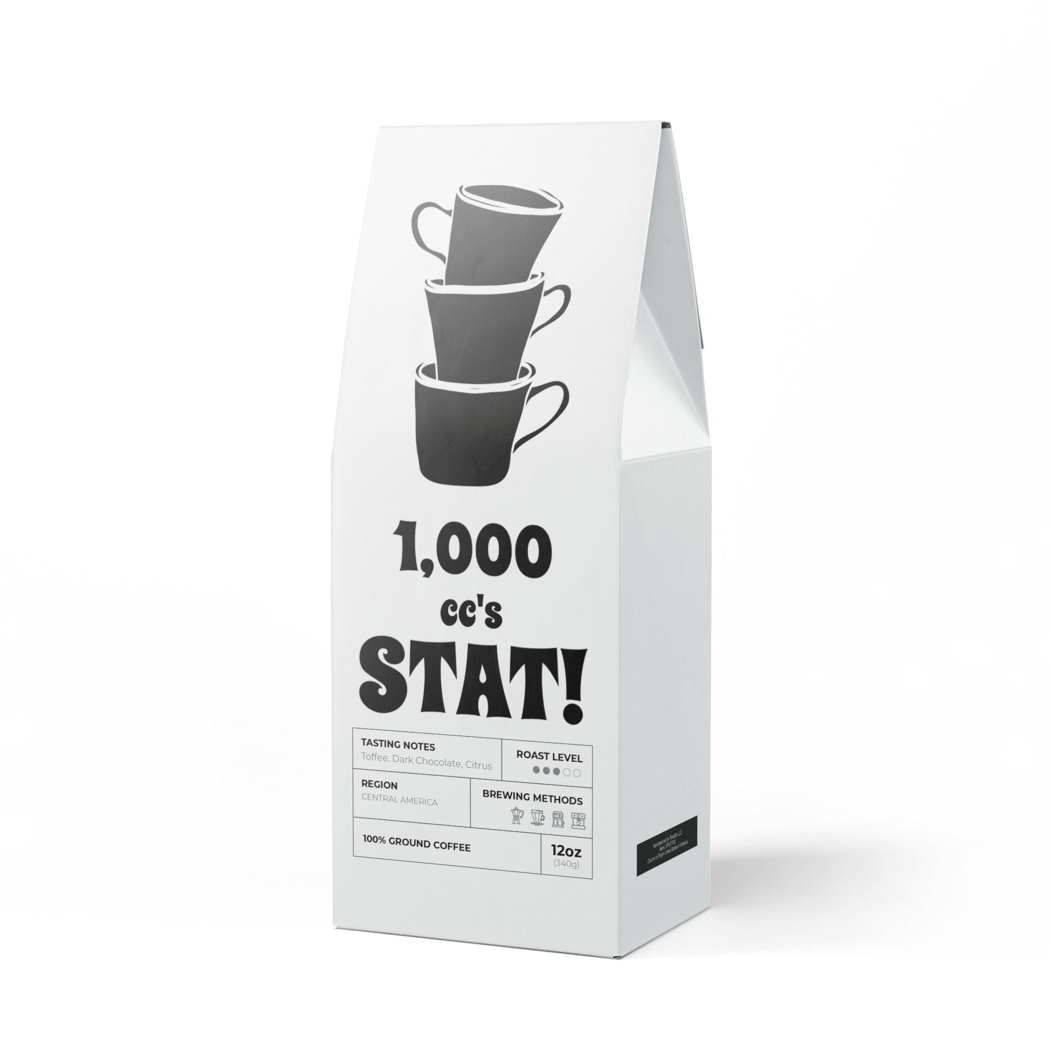 1,000 cc's Stat! - Rock Creek Coffee Blend Medium Roast - Witty Twisters Fashions