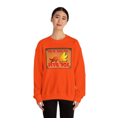 Beware of Devil Dog Sign - Sweatshirt - Witty Twisters Fashions