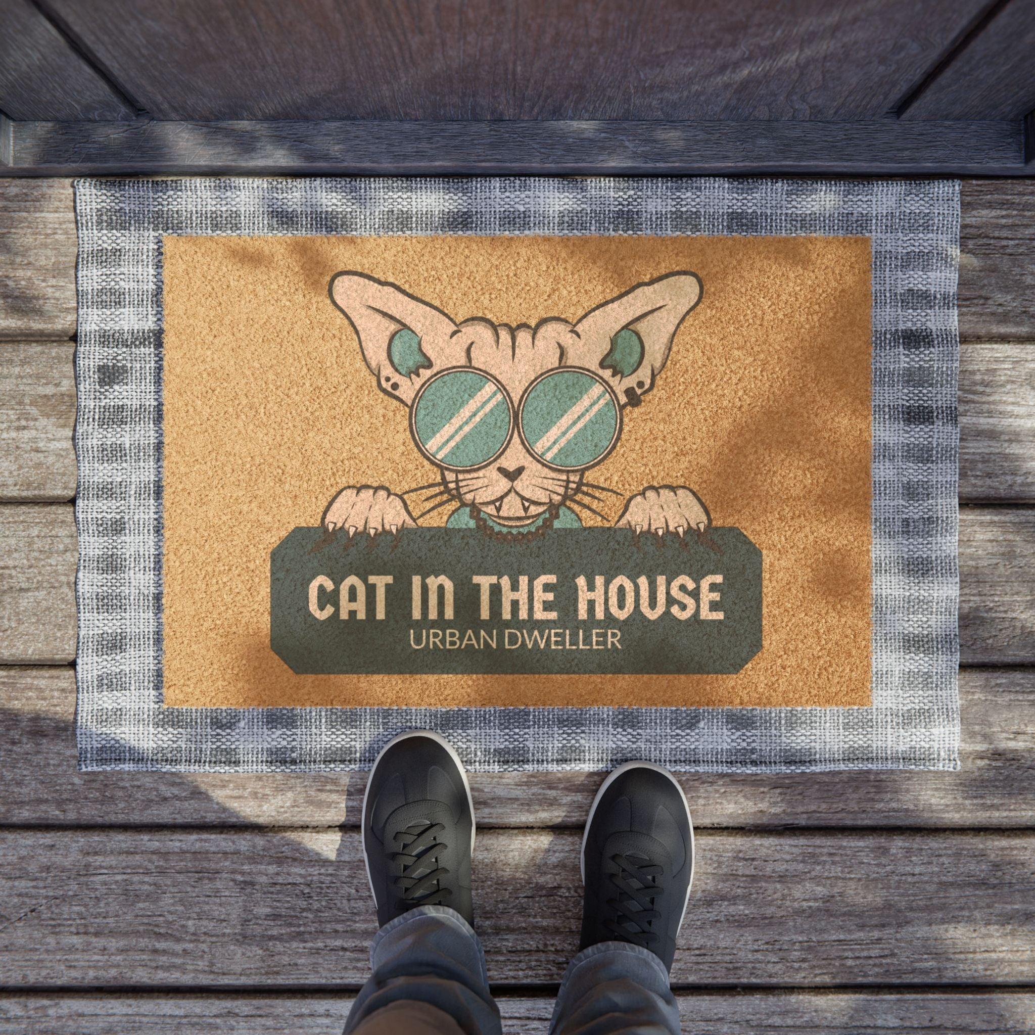 Cat In The House Urban Dweller - Doormat - Witty Twisters Fashions