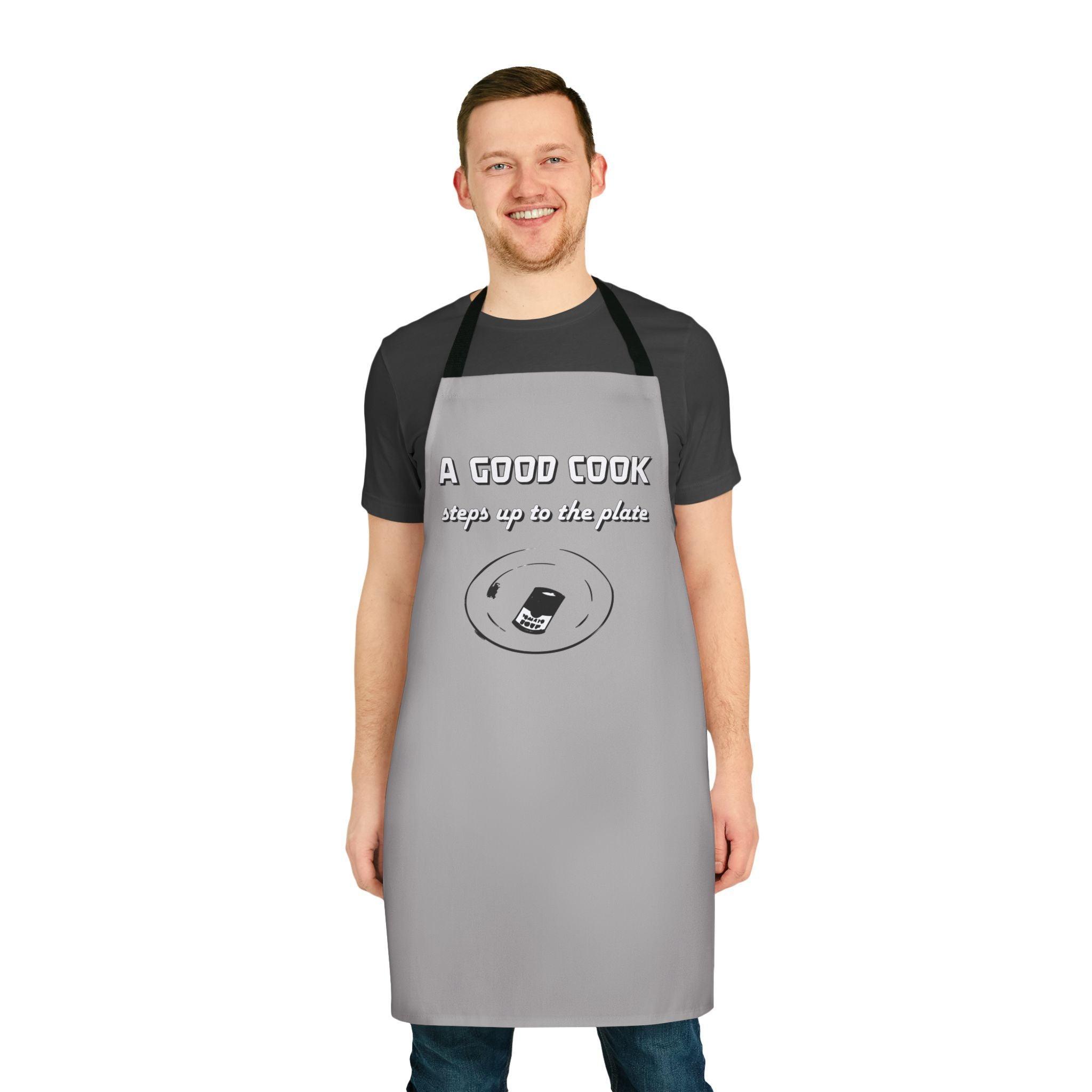 A good cook steps up to the plate - Cooking Apron - Witty Twisters Fashions