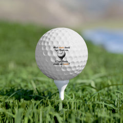 Which woods should Tiger Woods use, if Tiger Woods should use woods? - Golf Balls, 6pcs - Witty Twisters Fashions