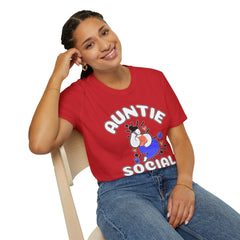 Auntie Social - Softstyle T-Shirt - Witty Twisters Fashions