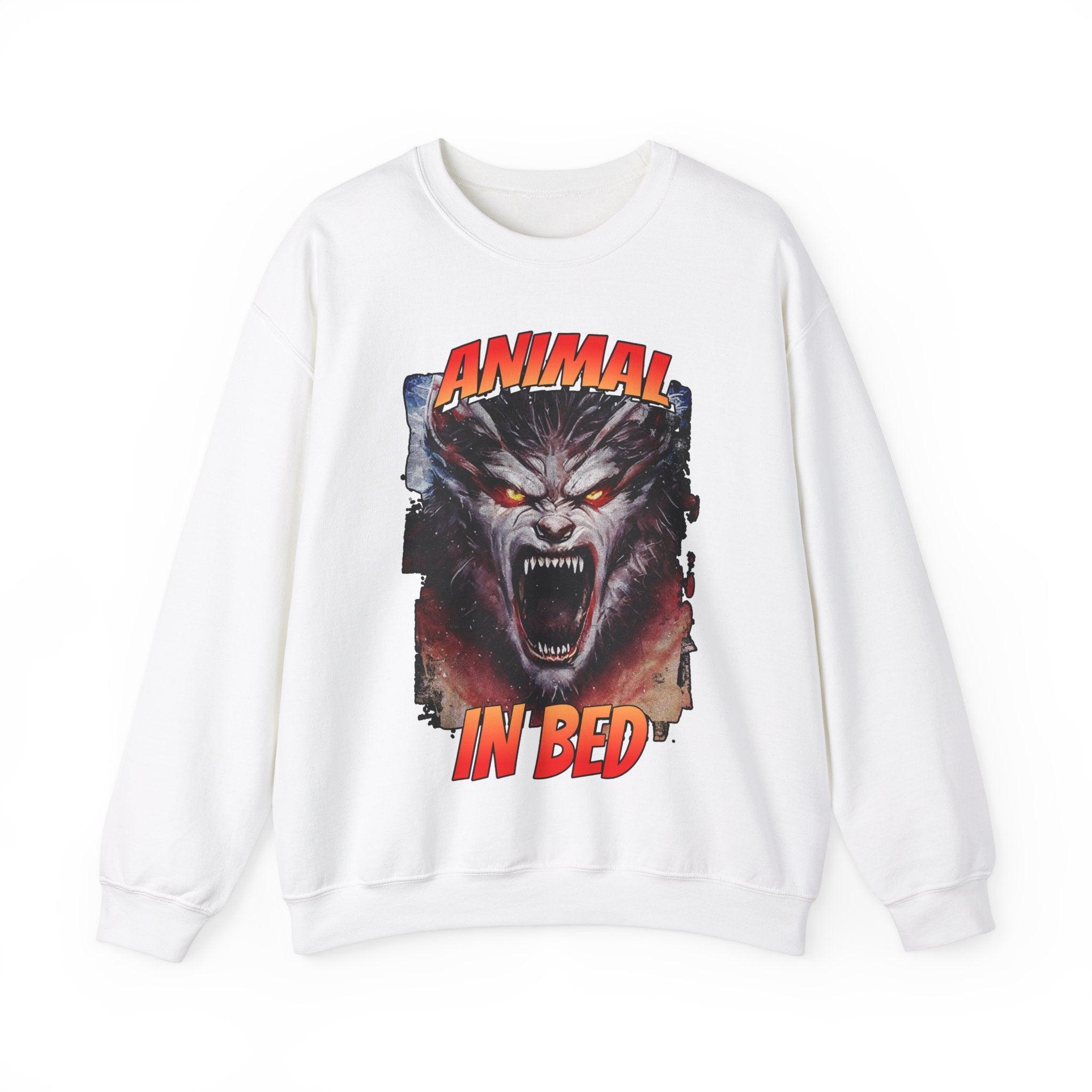 Animal In Bed - Sweatshirt - Witty Twisters Fashions