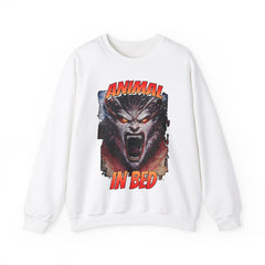 Animal In Bed - Sweatshirt - Witty Twisters Fashions