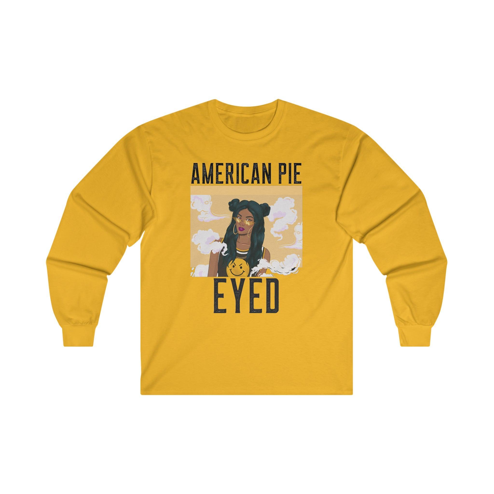 American Pie Eyed - Long-Sleeve Tee - Witty Twisters Fashions