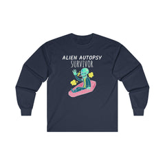 Alien Autopsy Survivor - Long-Sleeve Tee - Witty Twisters Fashions