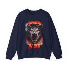 Animal In Bed - Sweatshirt - Witty Twisters Fashions