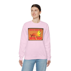 Beware of Devil Dog Sign - Sweatshirt - Witty Twisters Fashions