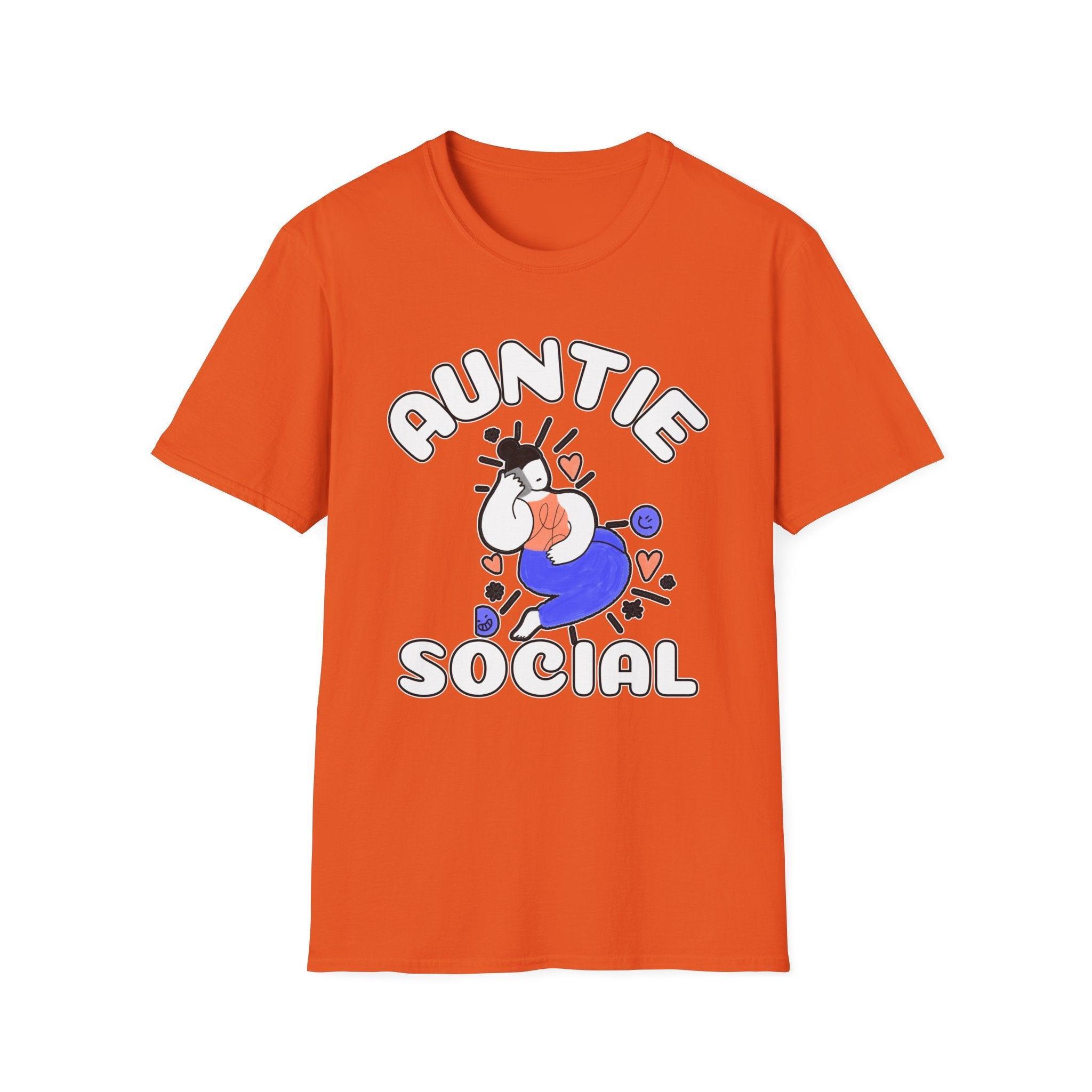 Auntie Social - Softstyle T-Shirt - Witty Twisters Fashions