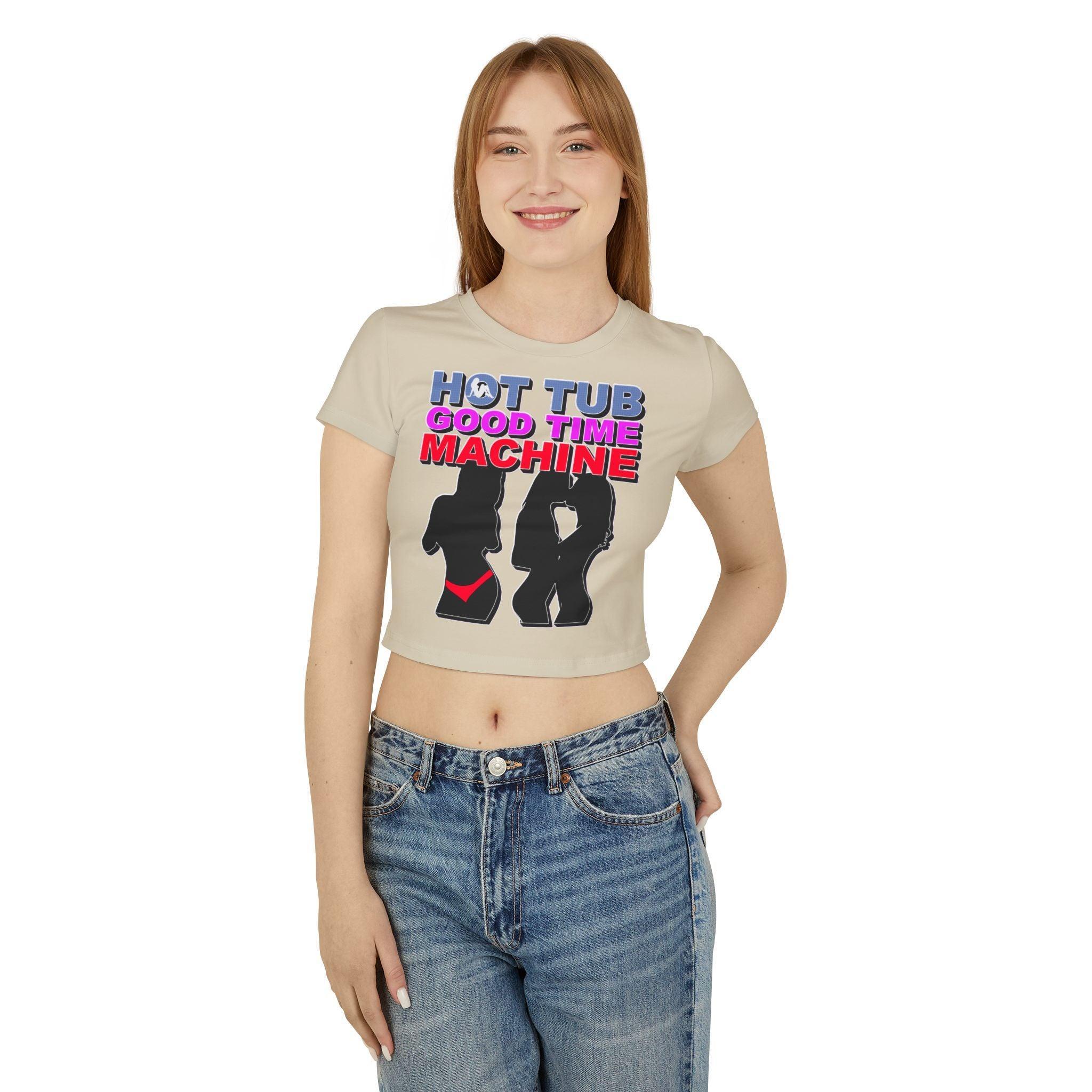 Hot Tub Good Time Machine - Women's Baby Tee - Witty Twisters Fashions
