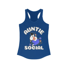 Auntie Social - Women's Tank Top - Witty Twisters Fashions