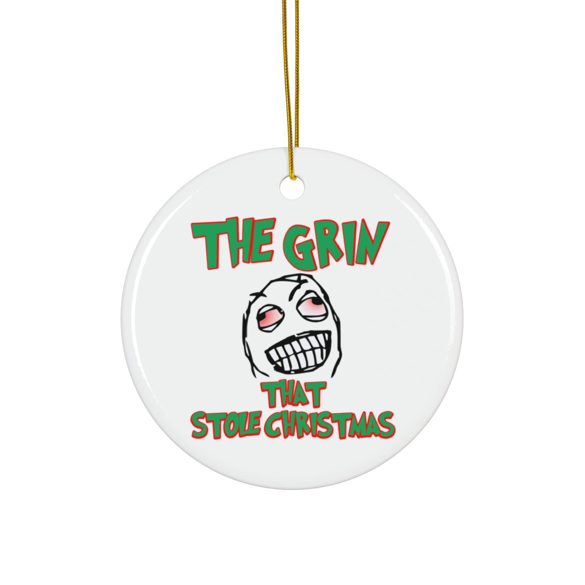 The Grin That Stole Christmas - Ceramic Ornaments - Witty Twisters Fashions