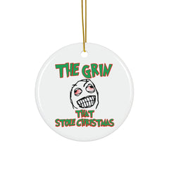 The Grin That Stole Christmas - Ceramic Ornaments - Witty Twisters Fashions