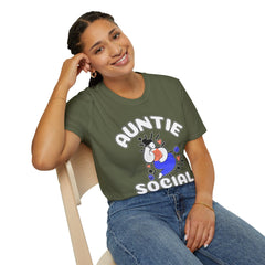 Auntie Social - Softstyle T-Shirt - Witty Twisters Fashions